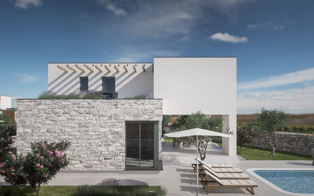 Zaton - NUOVA COSTRUZIONE complesso di 4 ville moderne di lusso con piscine