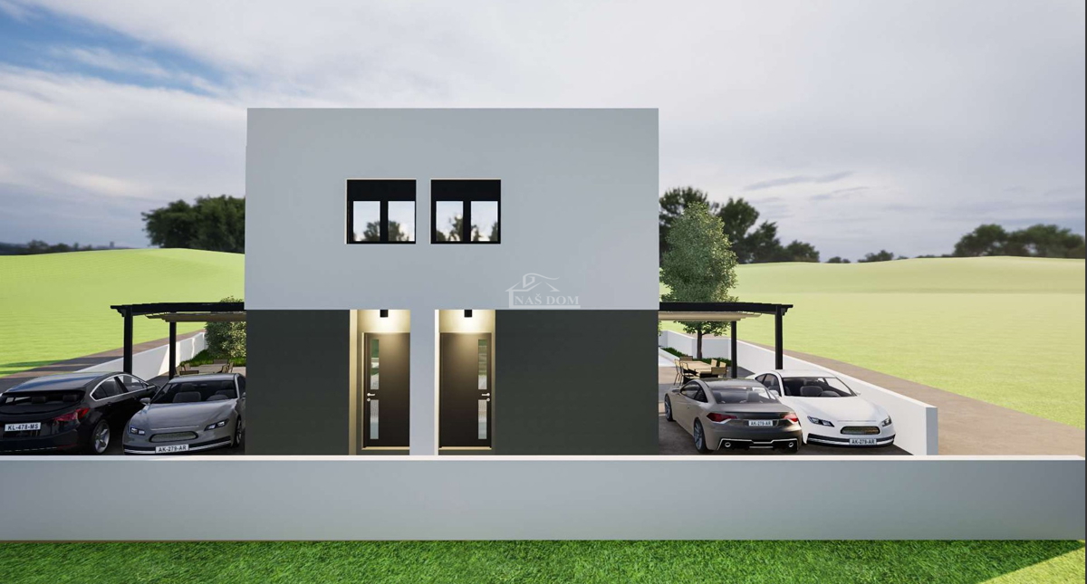 Vodice - NUOVA COSTRUZIONE Casa bifamiliare con piscina, a 700 m dal centro