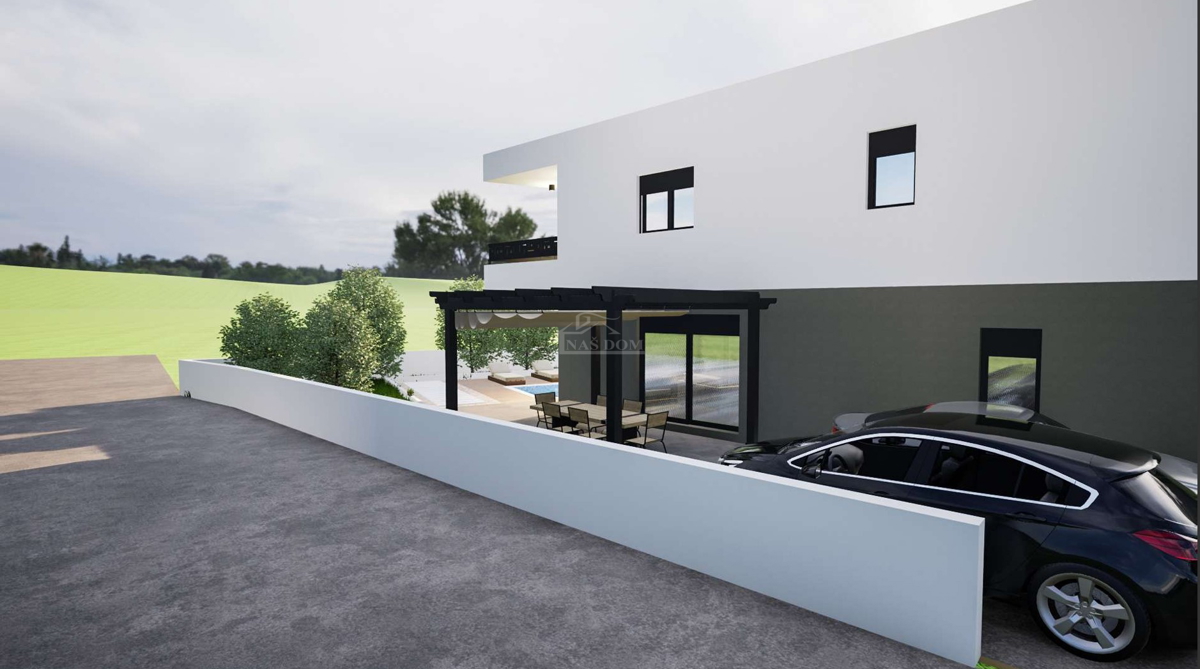 Vodice - NUOVA COSTRUZIONE Casa bifamiliare con piscina, a 700 m dal centro