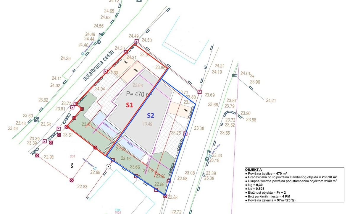 Vodice - NUOVA COSTRUZIONE Casa bifamiliare con piscina, a 700 m dal centro