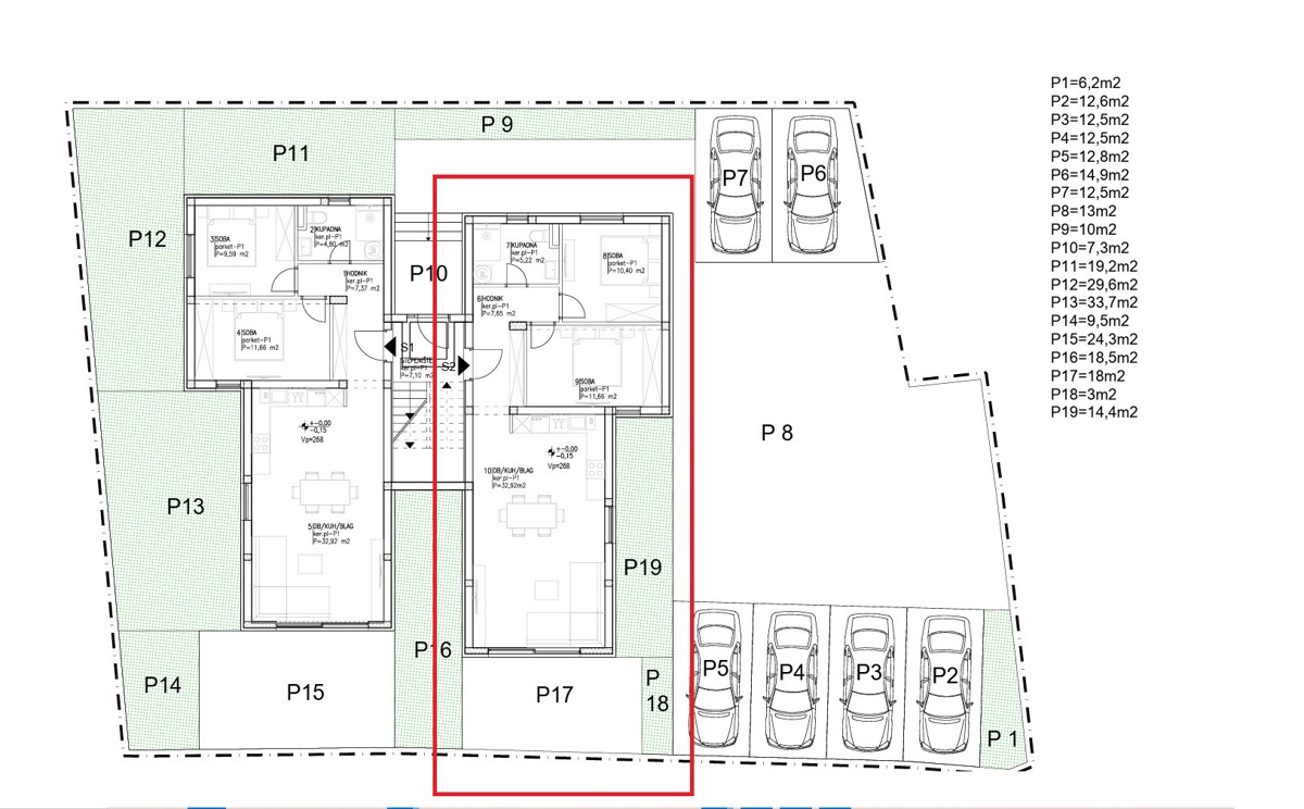 Vodice - NUOVA COSTRUZIONE - Appartamento S2 al piano terra con giardino