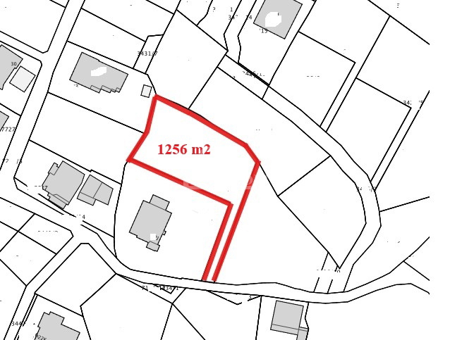 Vodice - terreno edificabile 1256 m2