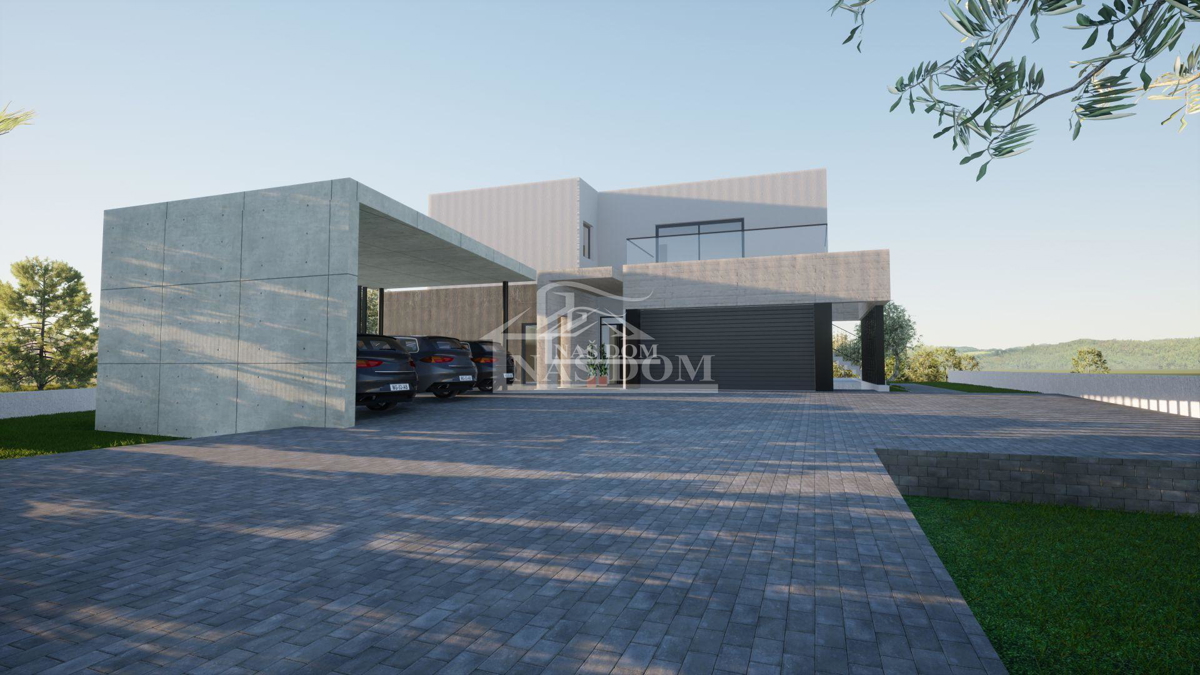 Vodice - Lussuosa villa di design con piscina - allo stato grezzo