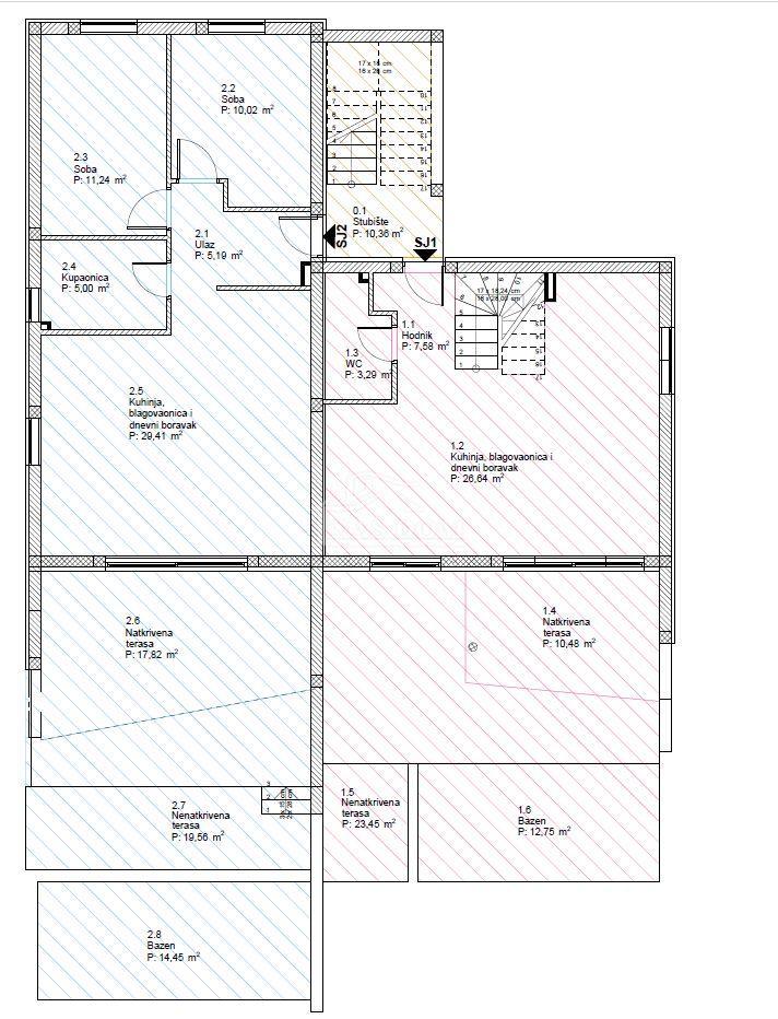 Vodice - **NOVOGRADNJA** Appartamento al piano terra con giardino e piscina, a 800 m dal mare