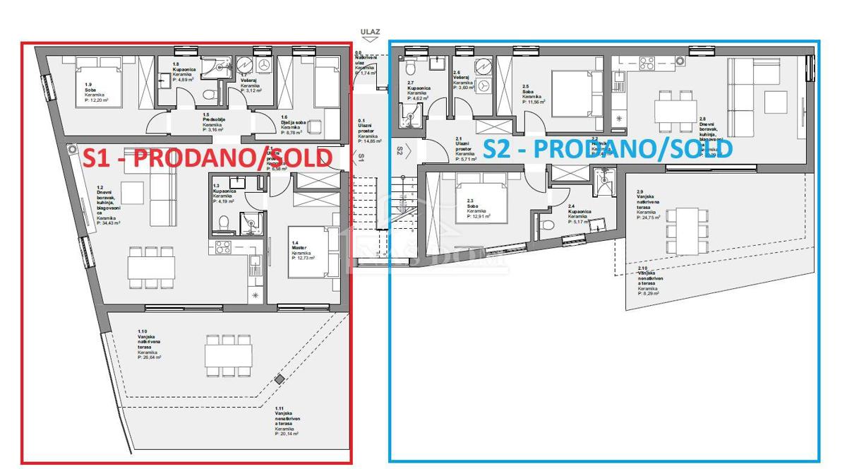 Vendita, Appartamento, 3 locali, Contea di Šibenik-Knin, Vodice