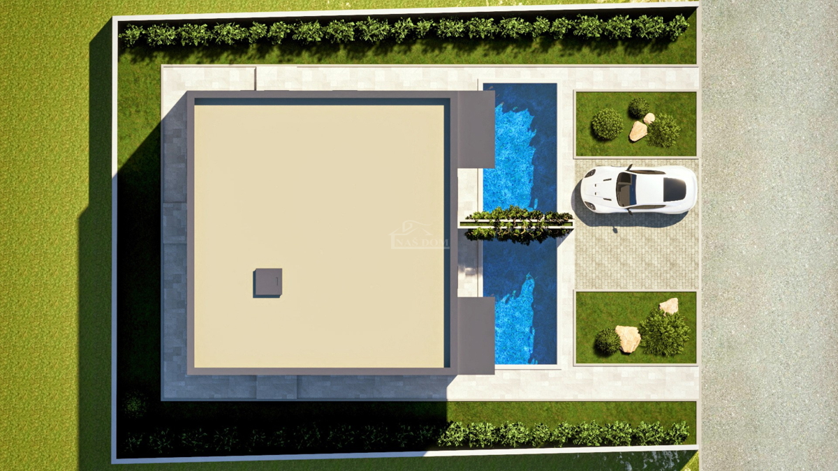 Vodice - **NUOVA COSTRUZIONE** Casa S2 con piscina in una posizione tranquilla