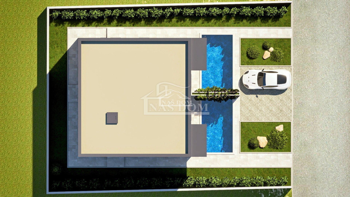 Vodice - **NUOVA COSTRUZIONE** Casa S2 con piscina in una posizione tranquilla