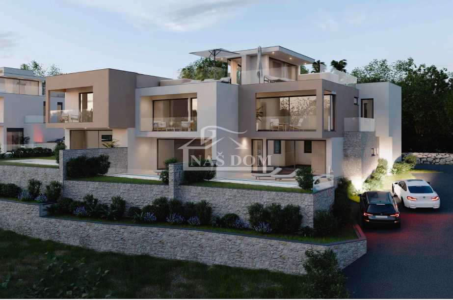 Vodice - **NUOVA COSTRUZIONE** appartamenti di lusso con vista mare, piscina, 650 m dalla spiaggia