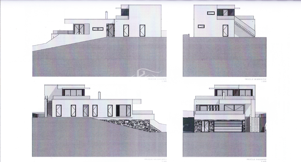 Tisno, Jezera  - terreno con permesso di costruzione per una casa familiare a 450 m dalla spiaggia, vista mare