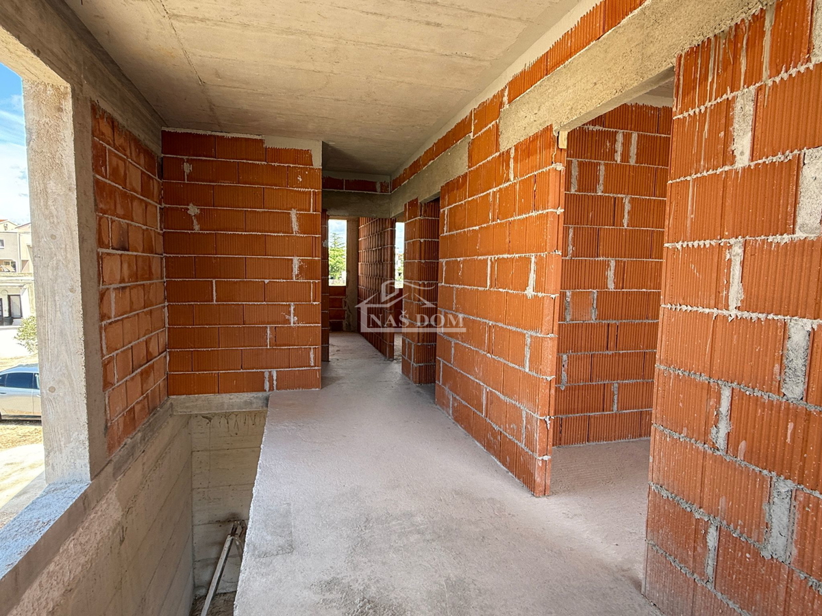 Vodice-*NEW BUILD* S2 semi-detached house 550m from the beach