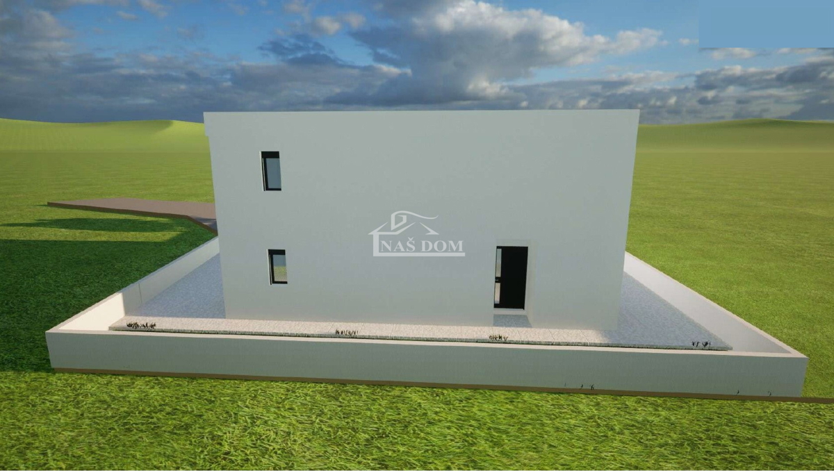 Vodice-*NEW BUILD* S2 semi-detached house 550m from the beach