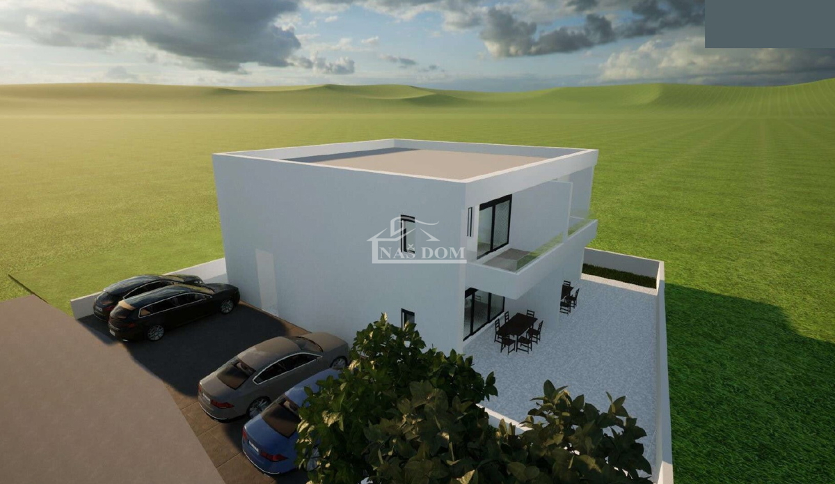 Vodice-*NEW BUILD* S2 semi-detached house 550m from the beach