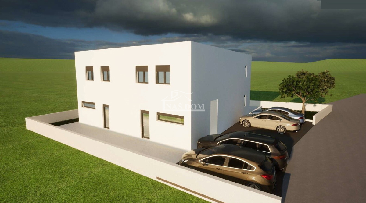 Vodice-*NEW BUILD* S2 semi-detached house 550m from the beach