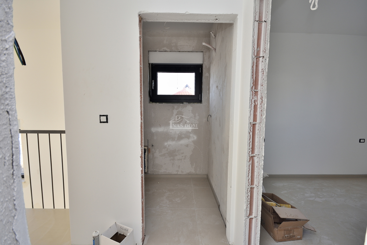 Vodice-*NEW BUILD* S2 semi-detached house 550m from the beach