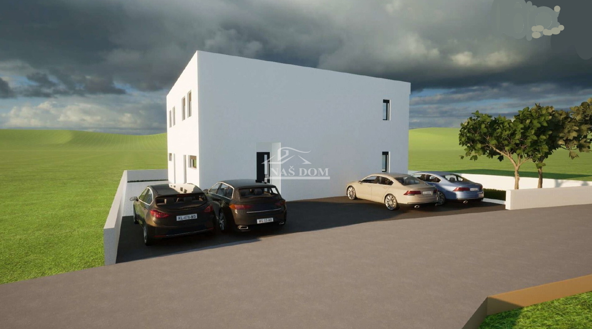 Vodice-*NEW BUILD* S2 semi-detached house 550m from the beach