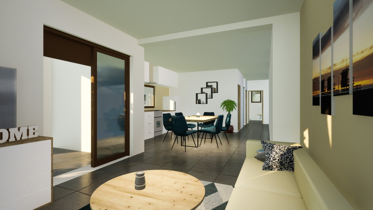 Vodice-*NUOVA COSTRUZIONE* Appartamento S6, 2 camere + soggiorno, 1° piano, vista mare