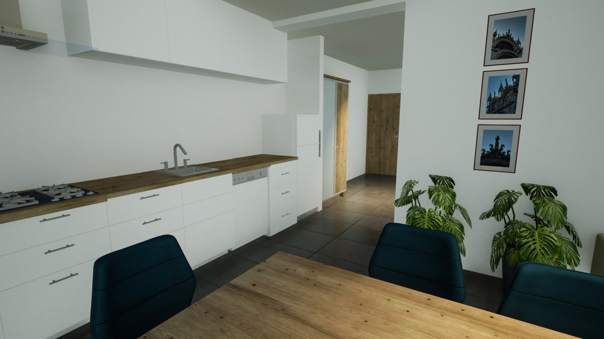 Vodice-*NUOVA COSTRUZIONE* Appartamento S6, 2 camere + soggiorno, 1° piano, vista mare