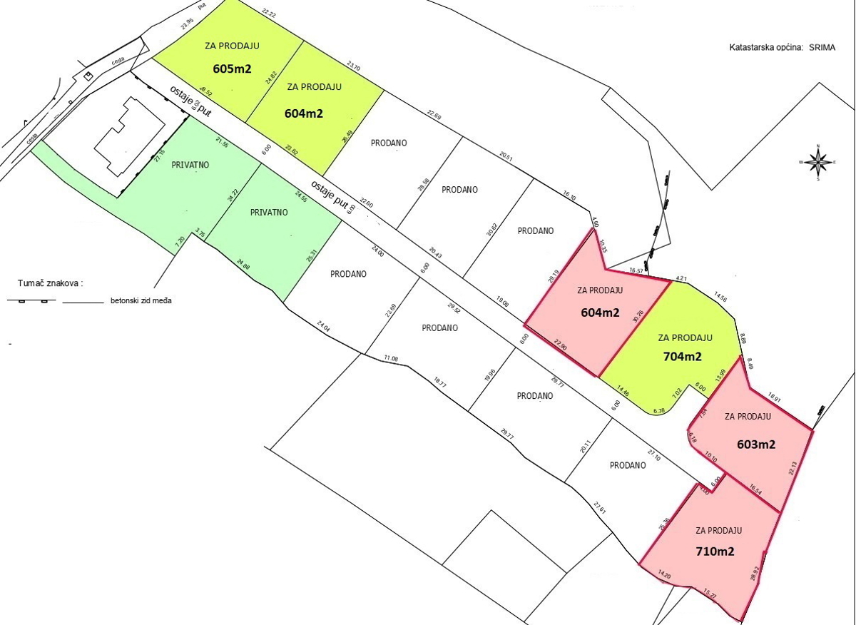 Vodice, SRIMA - terreno edificabile a 400 m dalla spiaggia