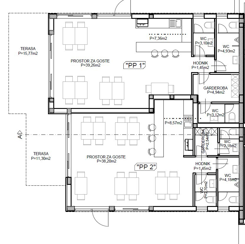 Srima - Locale commerciale PP1, prima fila sul mare