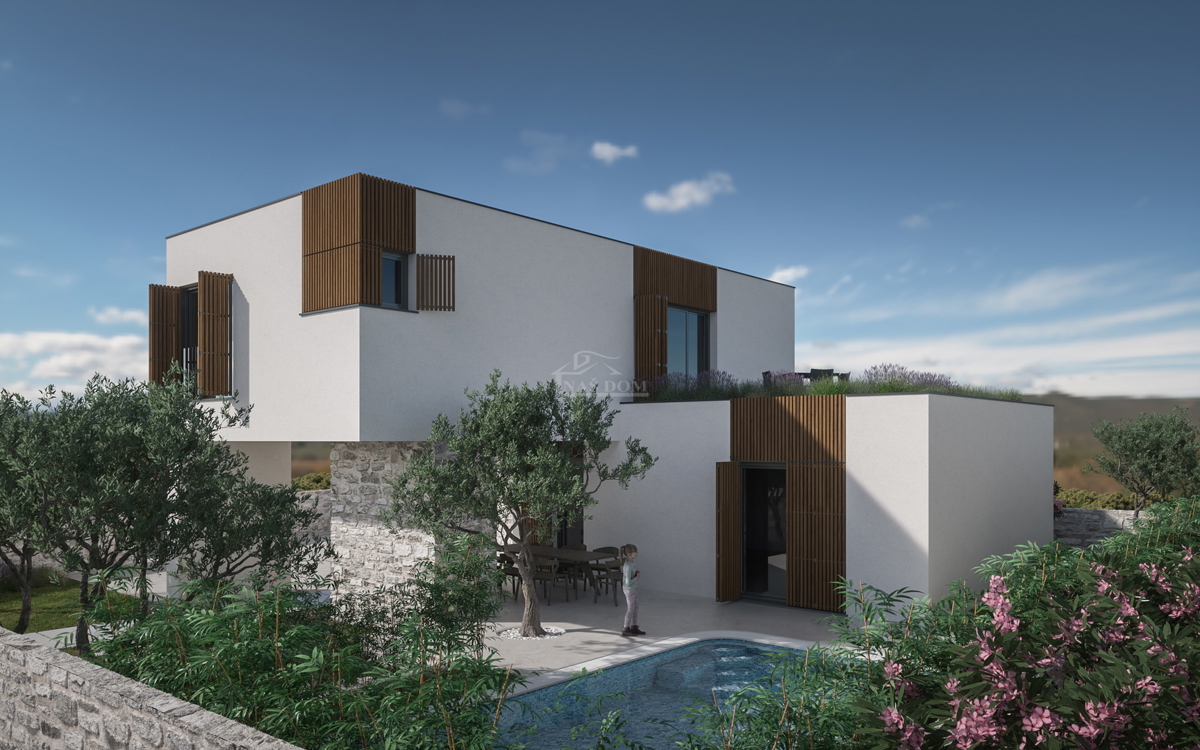 Zaton - **NUOVA COSTRUZIONE** villa moderna di lusso con piscina
