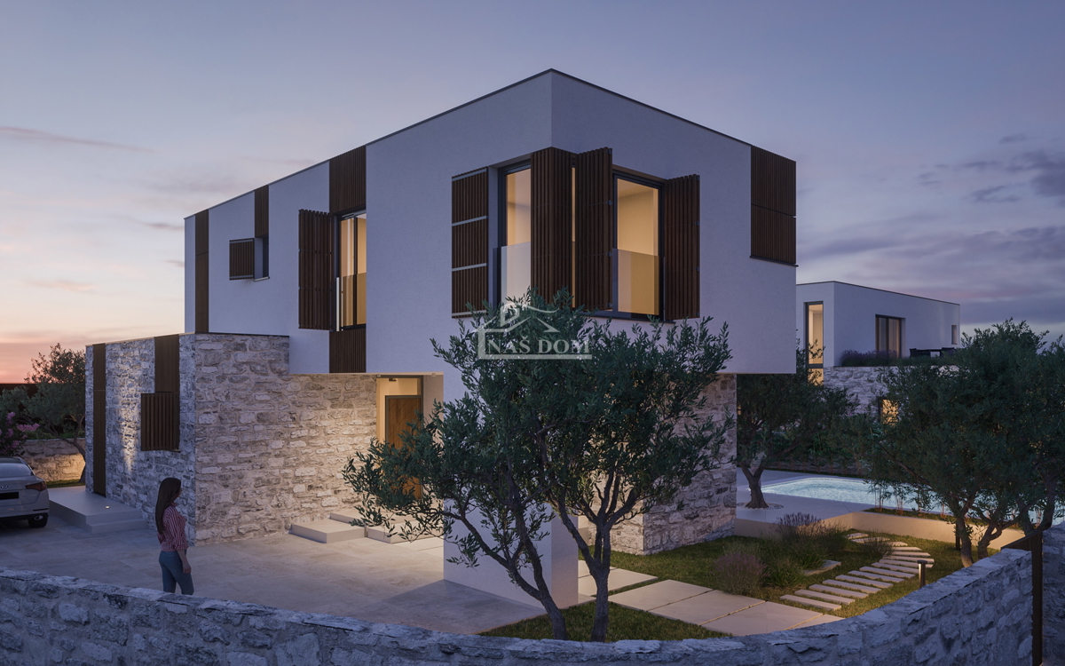 Zaton - **NUOVA COSTRUZIONE** villa moderna di lusso con piscina