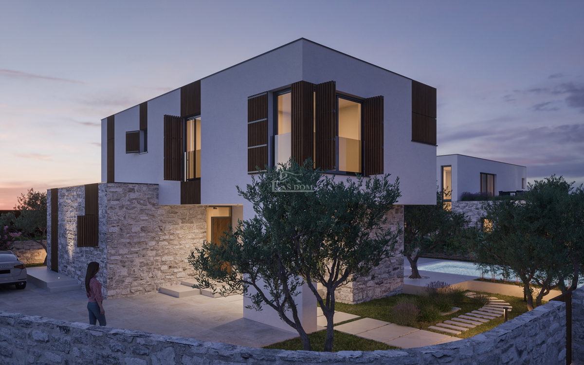 Zaton - **NUOVA COSTRUZIONE** villa moderna di lusso con piscina