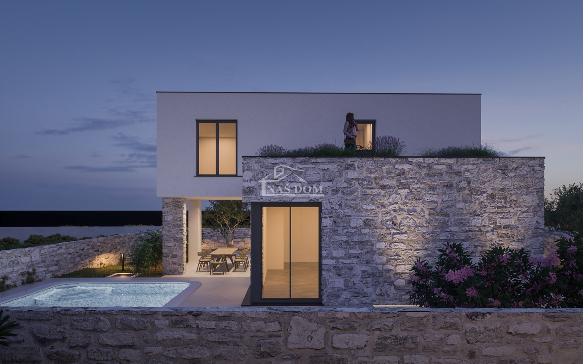 Zaton - **NUOVA COSTRUZIONE** villa moderna di lusso con piscina