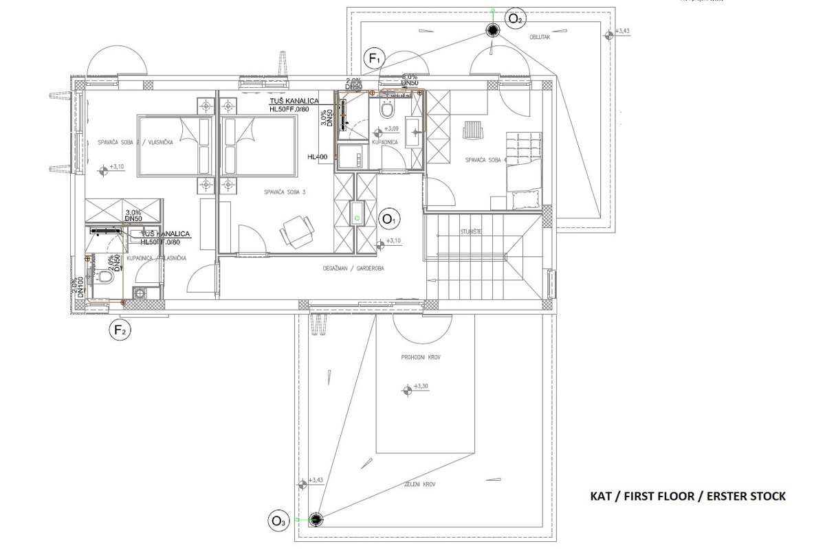 Zaton - **NUOVA COSTRUZIONE** villa moderna di lusso con piscina