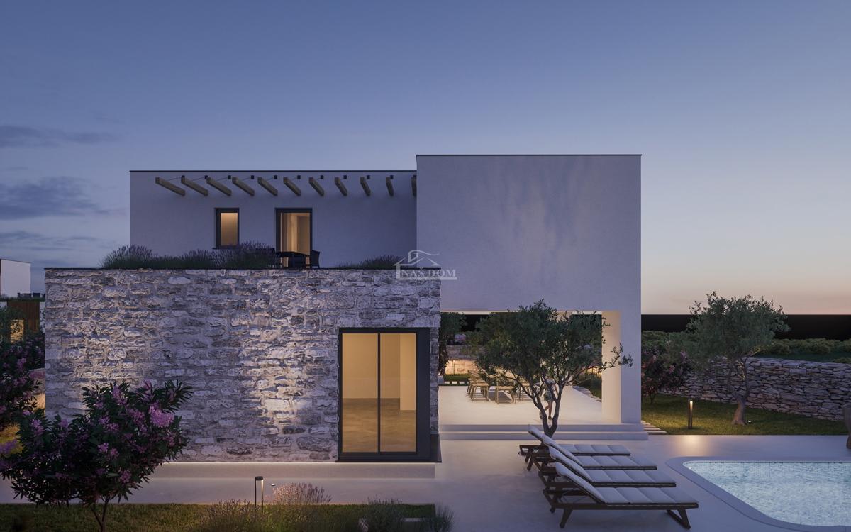 Zaton - **NUOVA COSTRUZIONE** villa moderna di lusso con piscina