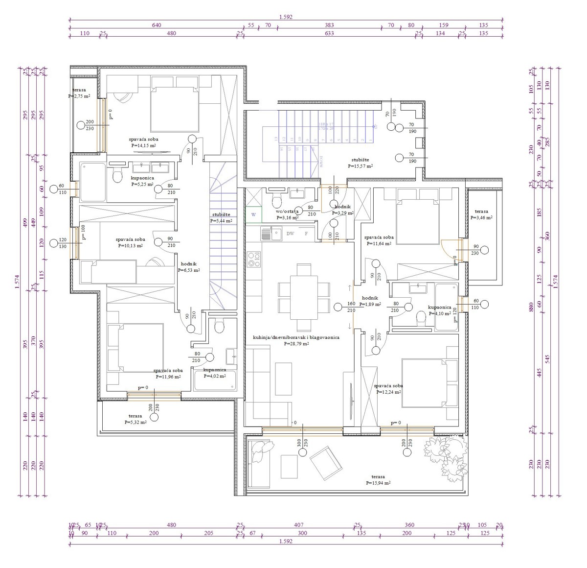 Vodice - Terreno con permesso di costruzione