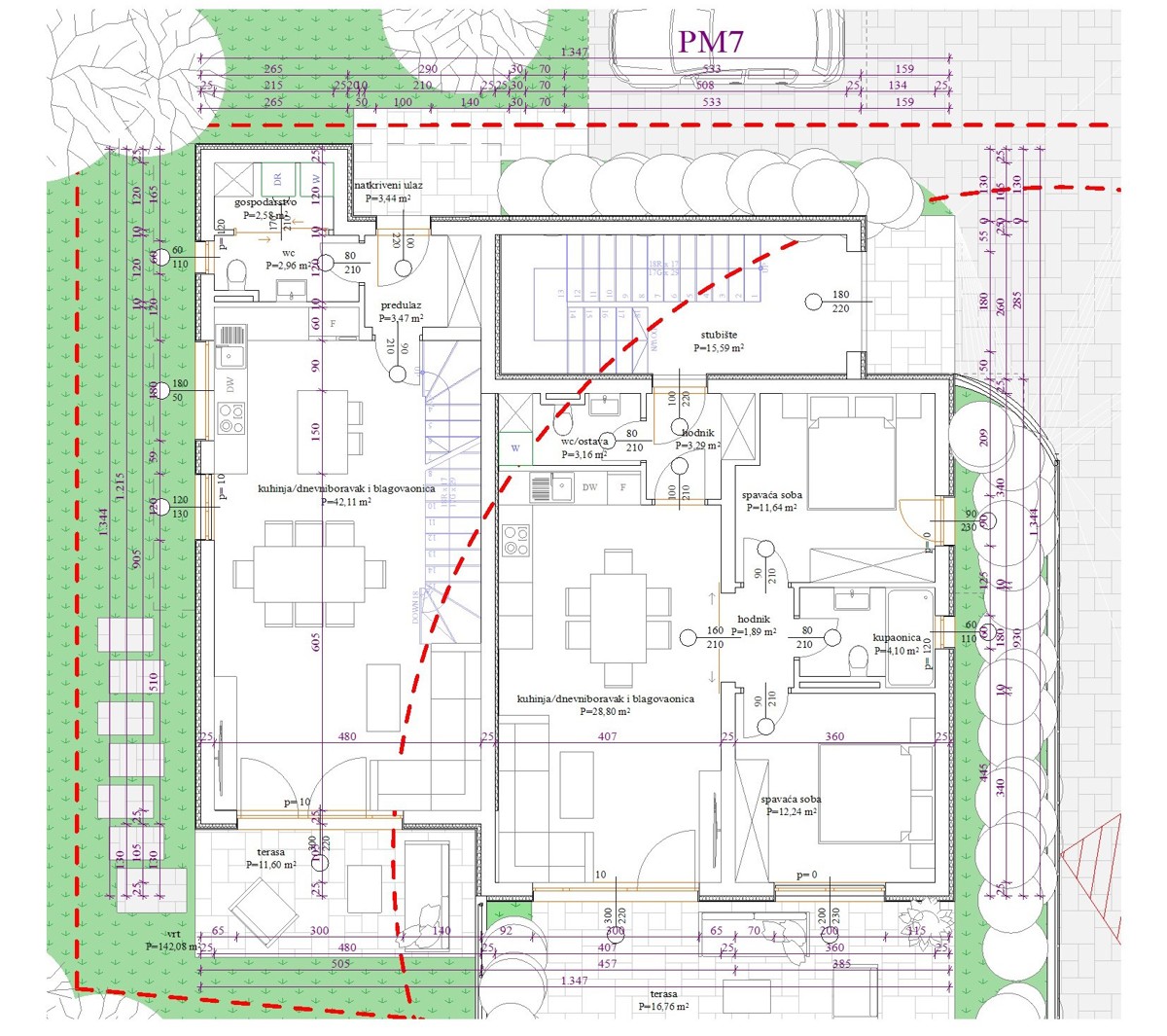 Vodice - Terreno con permesso di costruzione