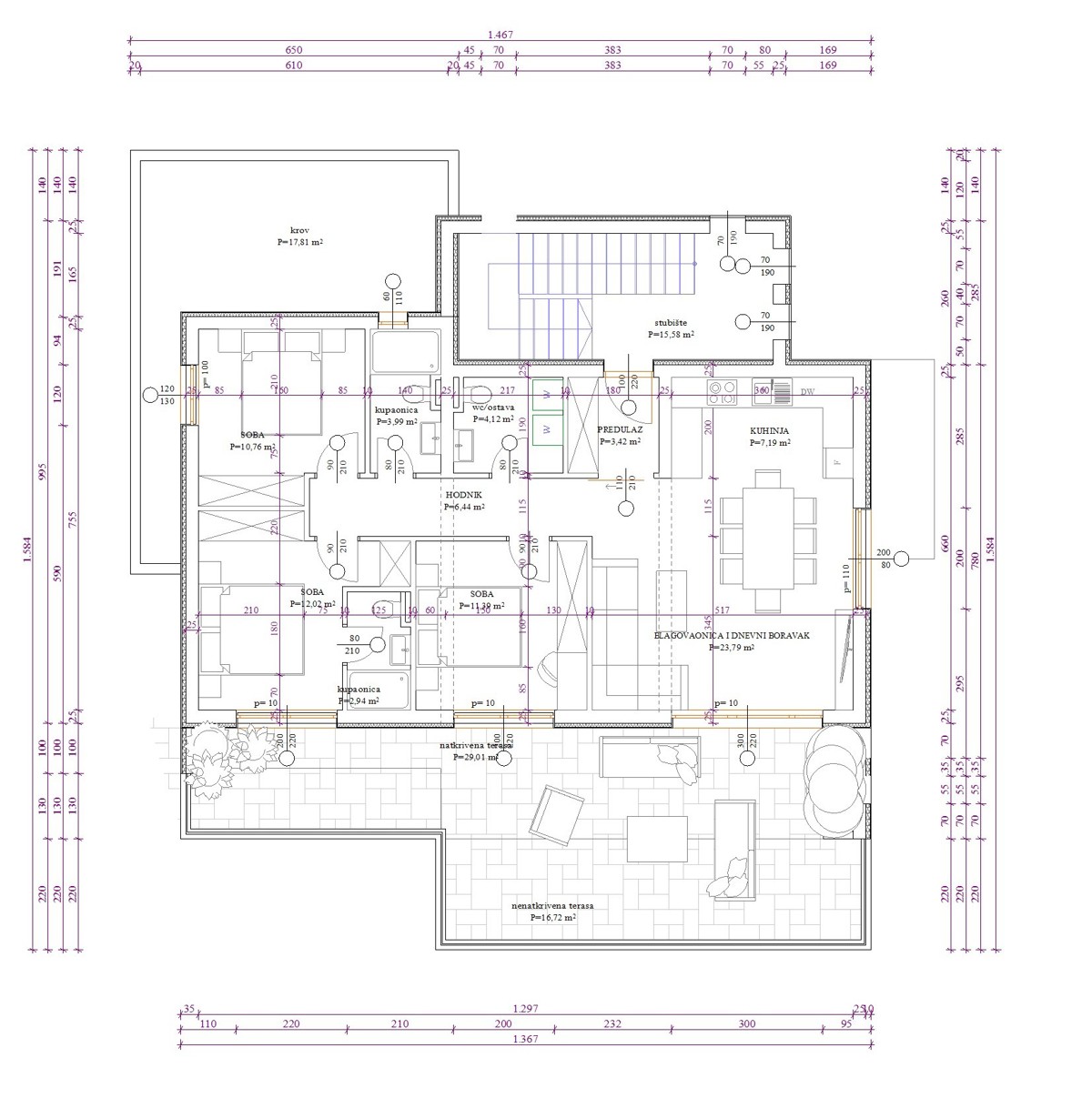 Vodice - Terreno con permesso di costruzione