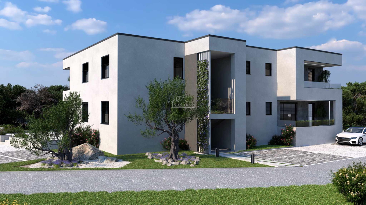 Vodice - terreno con progetto per edificio con 4 appartamenti