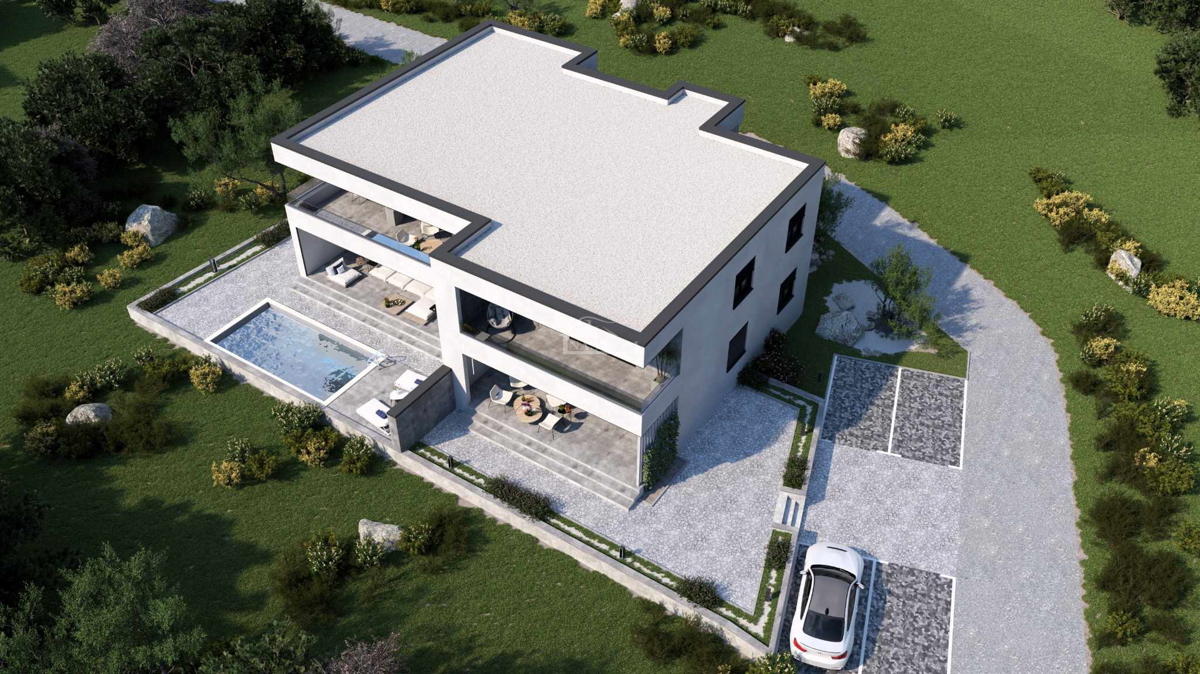 Vodice - terreno con progetto per edificio con 4 appartamenti