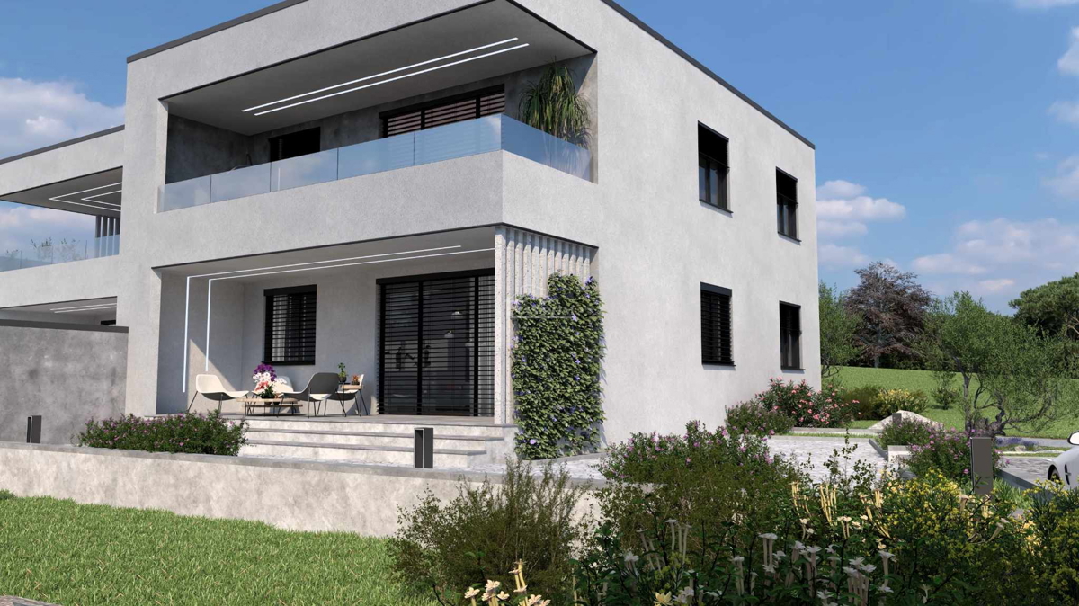 Vodice - terreno con progetto per edificio con 4 appartamenti