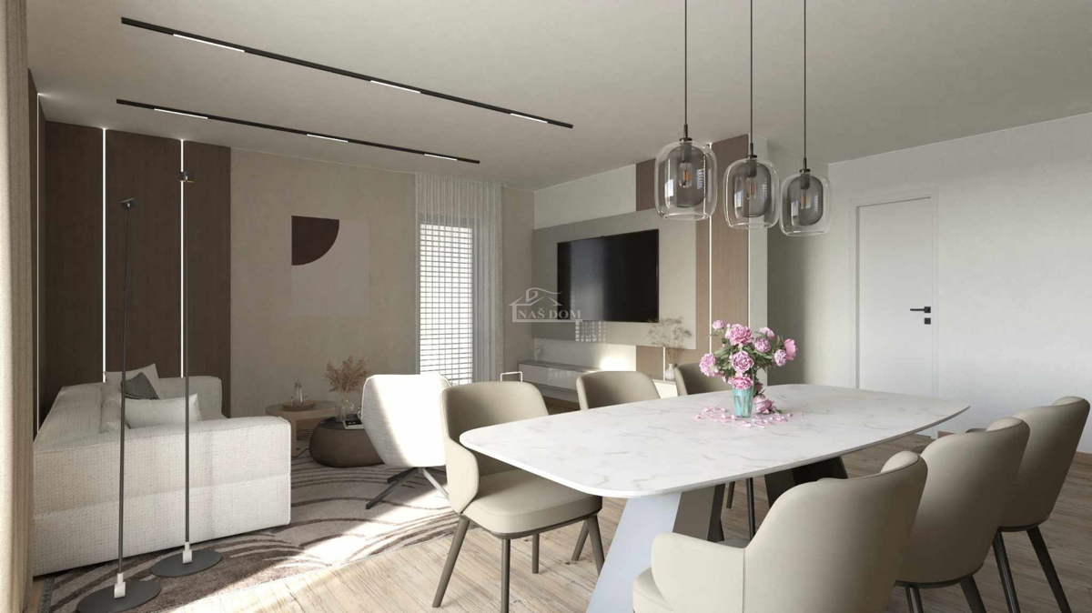 Vodice - terreno con progetto per edificio con 4 appartamenti