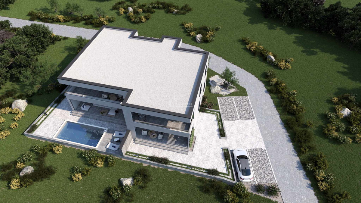 Vodice - terreno con progetto per edificio con 4 appartamenti