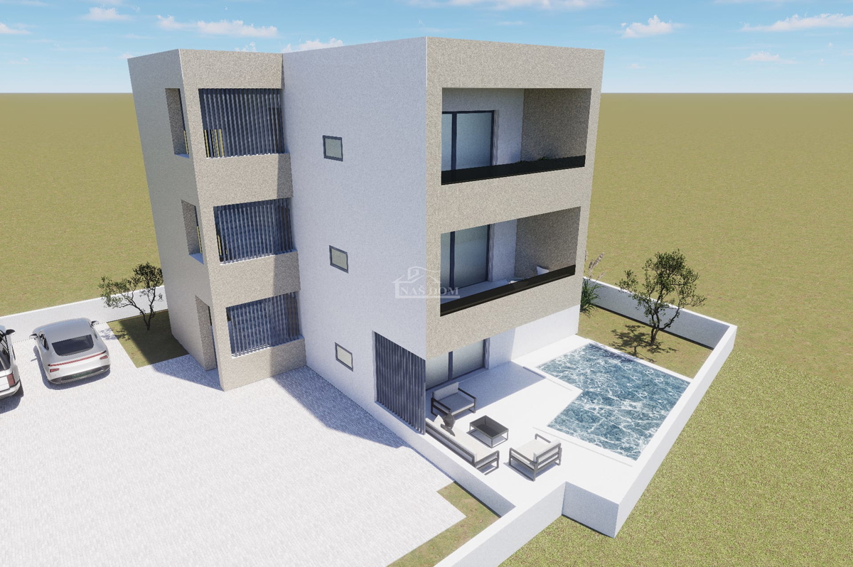 Vodice - PREVENDITA, NUOVA COSTRUZIONE - Appartamento S2 al primo piano