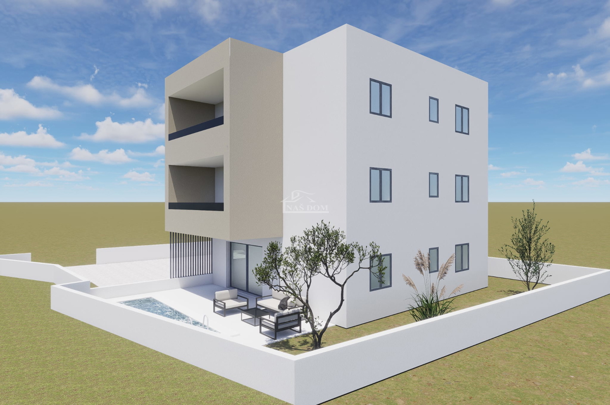 Vodice - PREVENDITA, NUOVA COSTRUZIONE - Appartamento S2 al primo piano