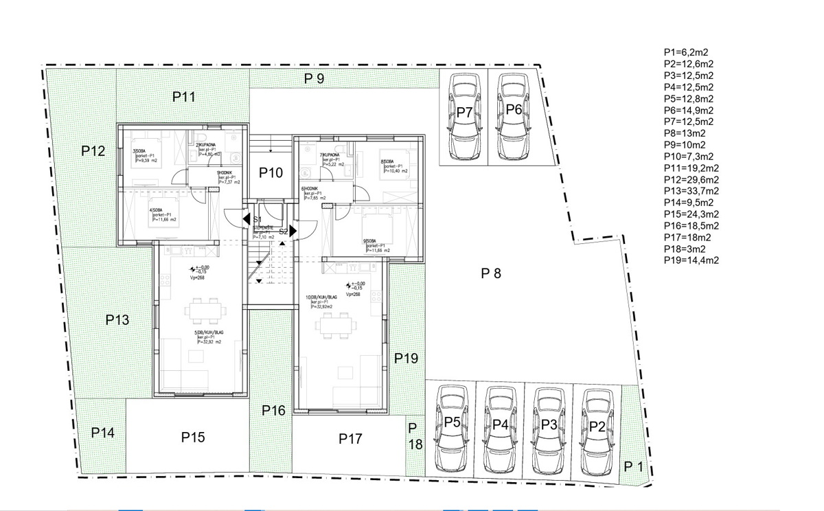 Vodice - NUOVA COSTRUZIONE - Appartamento S4 con due camere da letto al primo piano