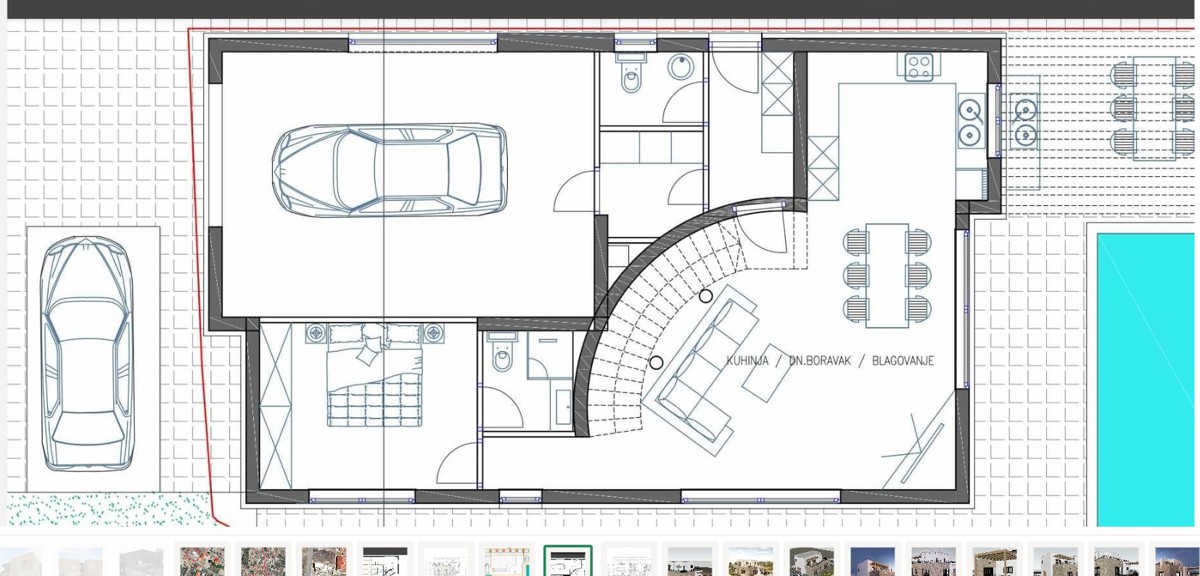 VODICE - Villa moderna con piscina - NUOVA COSTRUZIONE