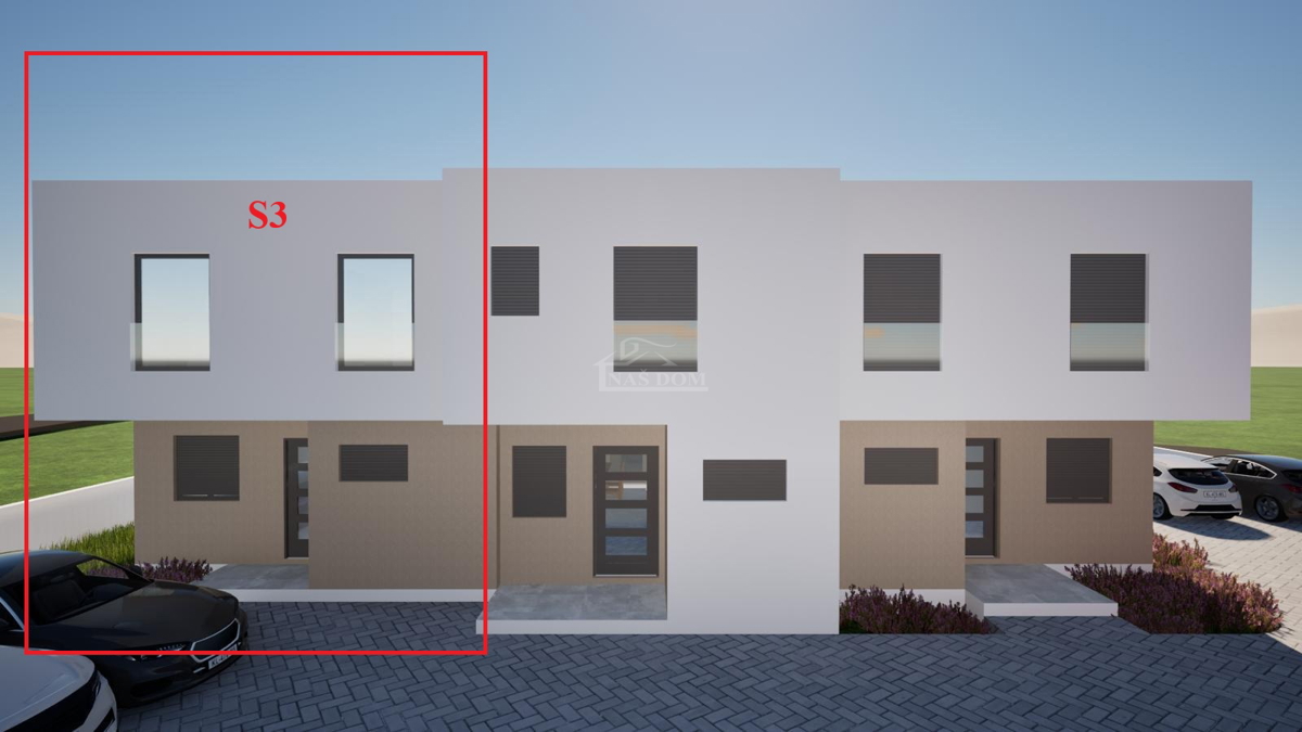 Srima - casa bifamiliare con cortile