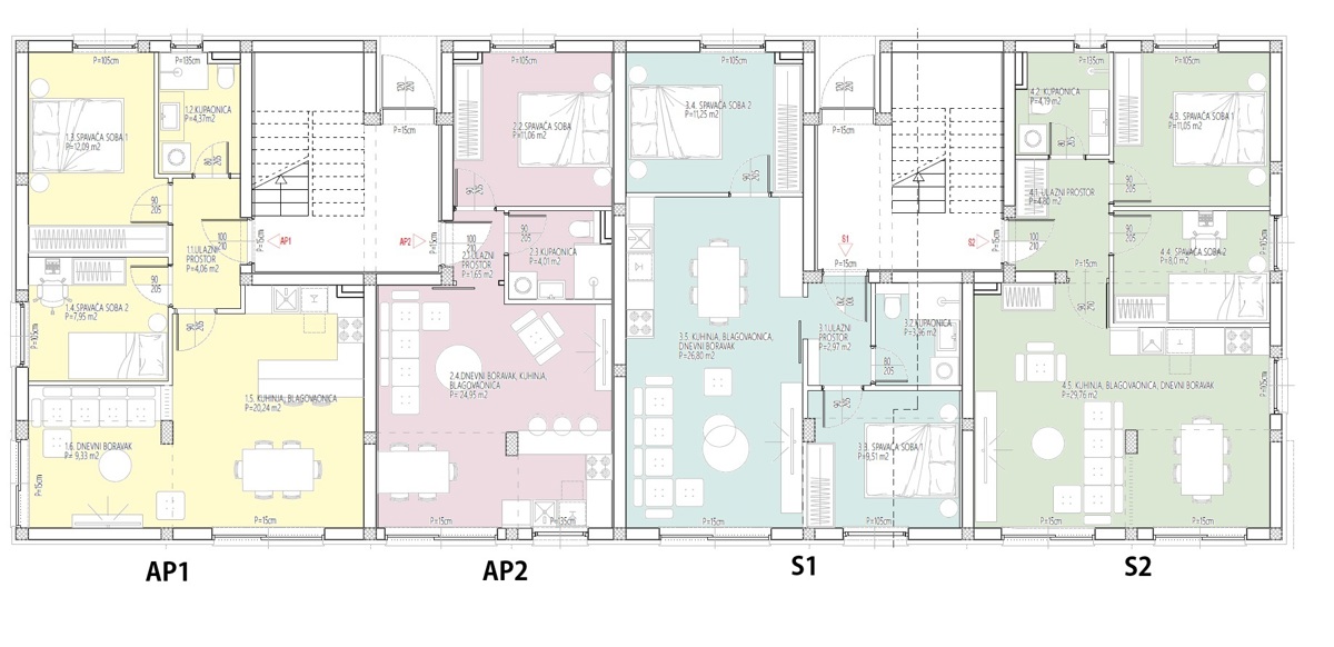 OCCASIONE - Appartamento S5 al primo piano, NUOVA COSTRUZIONE
