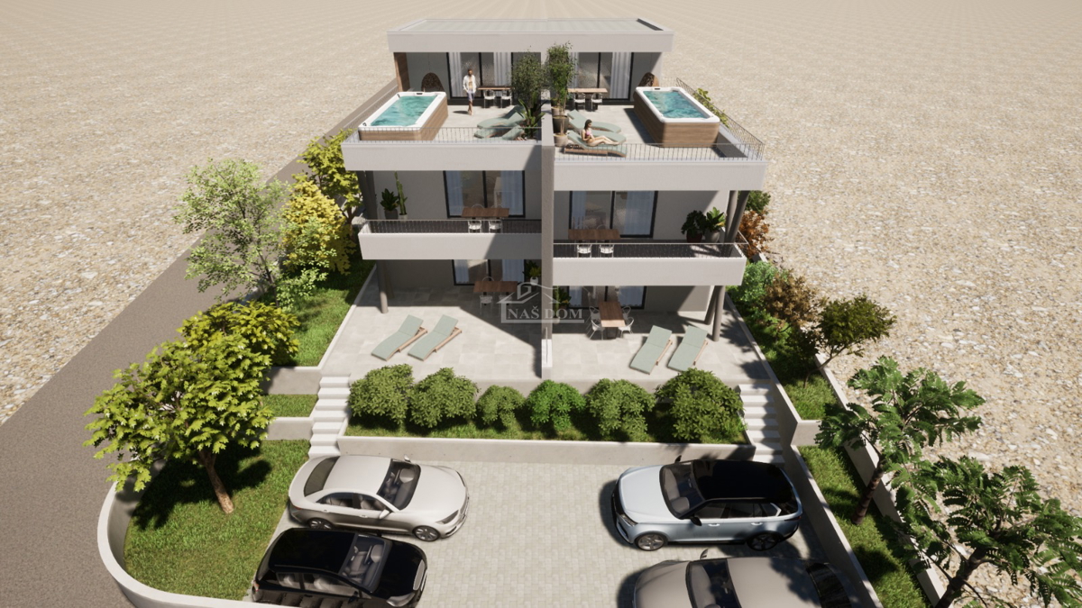 Vodice - NUOVA COSTRUZIONE - Appartamento duplex S3 con vista mare