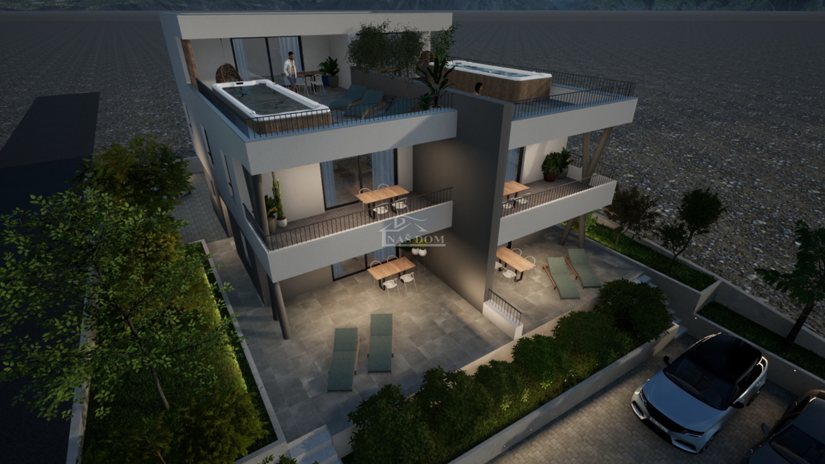 Vodice - NUOVA COSTRUZIONE - Appartamento duplex S3 con vista mare