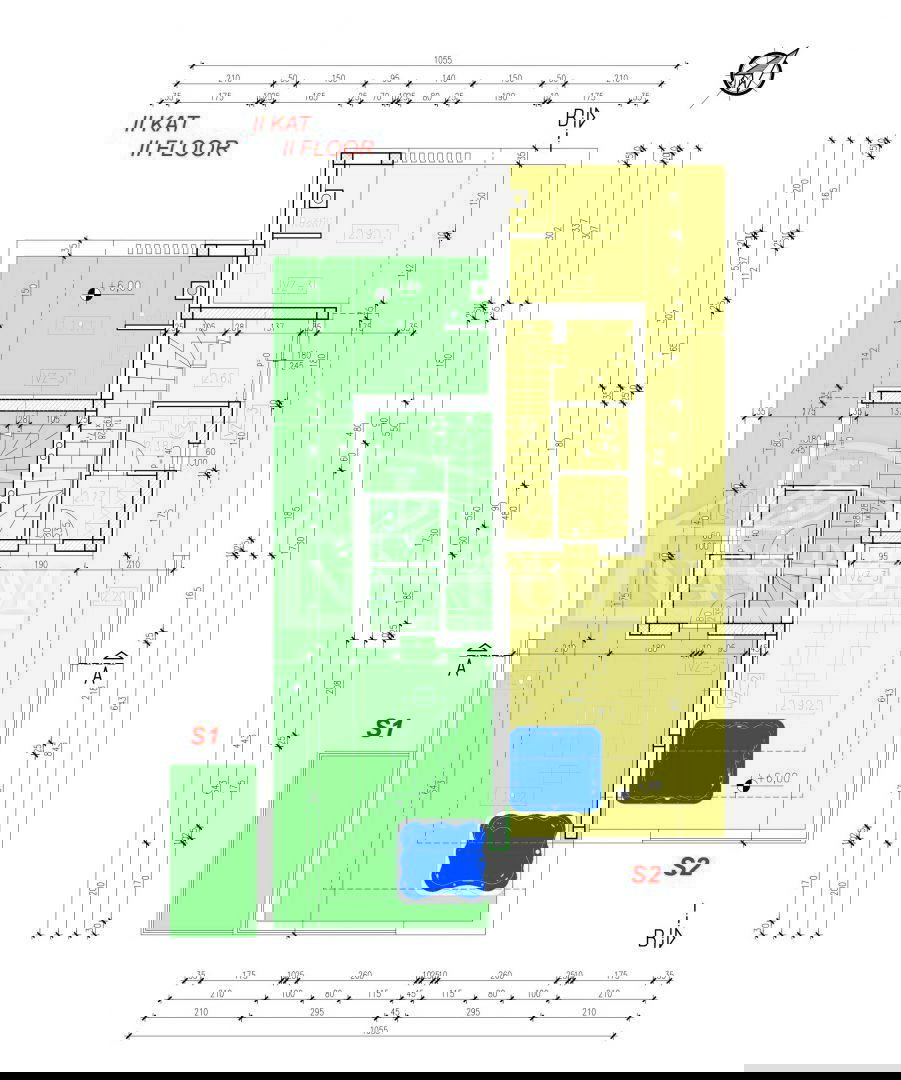 Tribunj ** Nuova costruzione** S1 casa doppia con terrazza sul tetto, 400 m dalla spiaggia