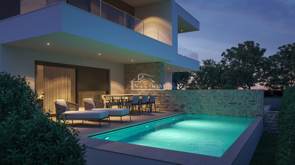 Vodice - Lussuosa casa bifamiliare S2 in posizione tranquilla - nuova costruzione