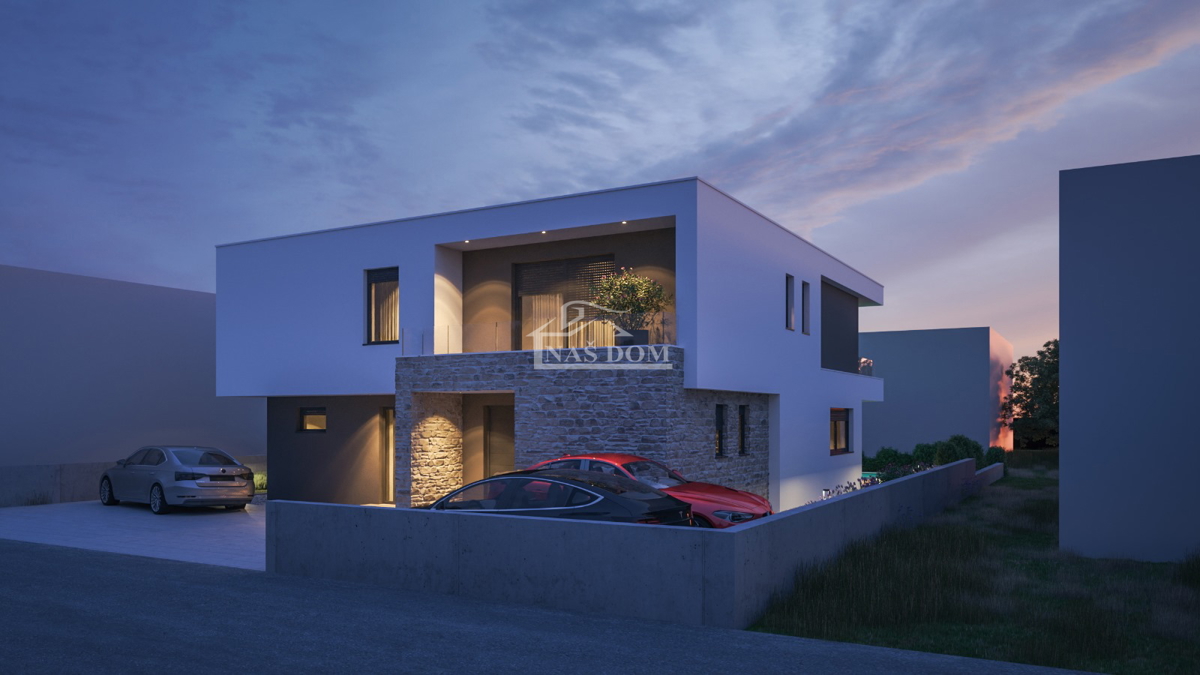 Vodice - Lussuosa casa bifamiliare S2 in posizione tranquilla - nuova costruzione