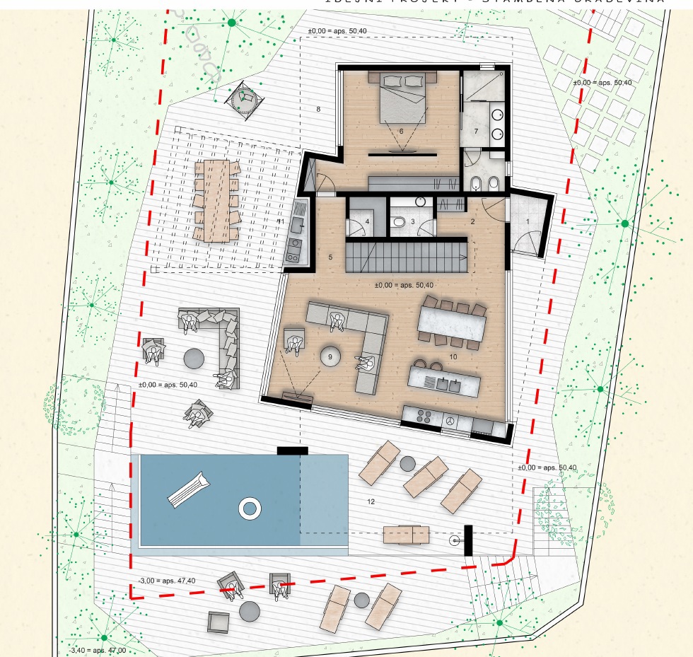 Villa di lusso V1 con vista panoramica sul mare, nuova costruzione