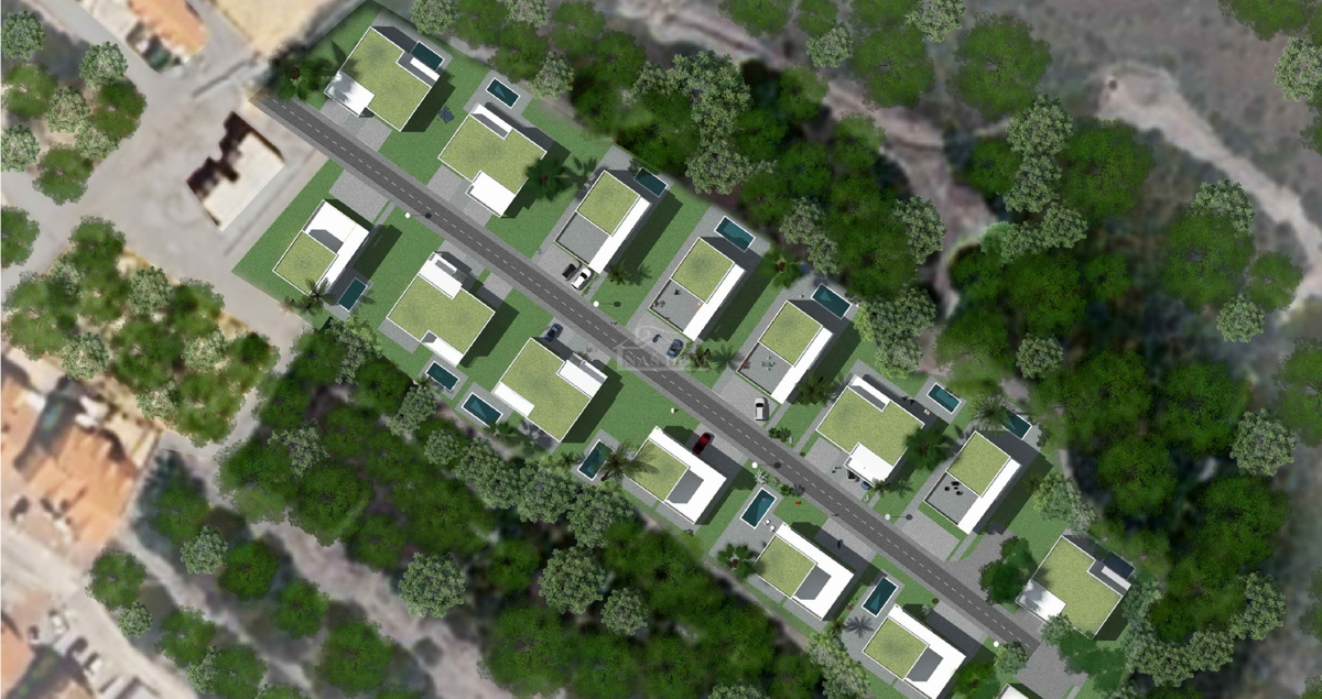 Srima, Vodice - terreno edificabile 710 m², 550 m dalla spiaggia